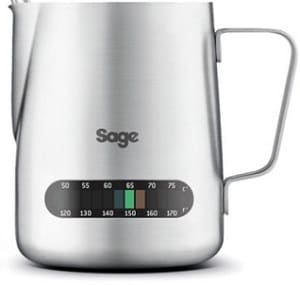 sage barista express milk jug temperature